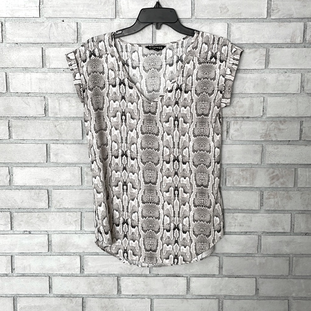 🐍Snakeskin Print Shirt🐍